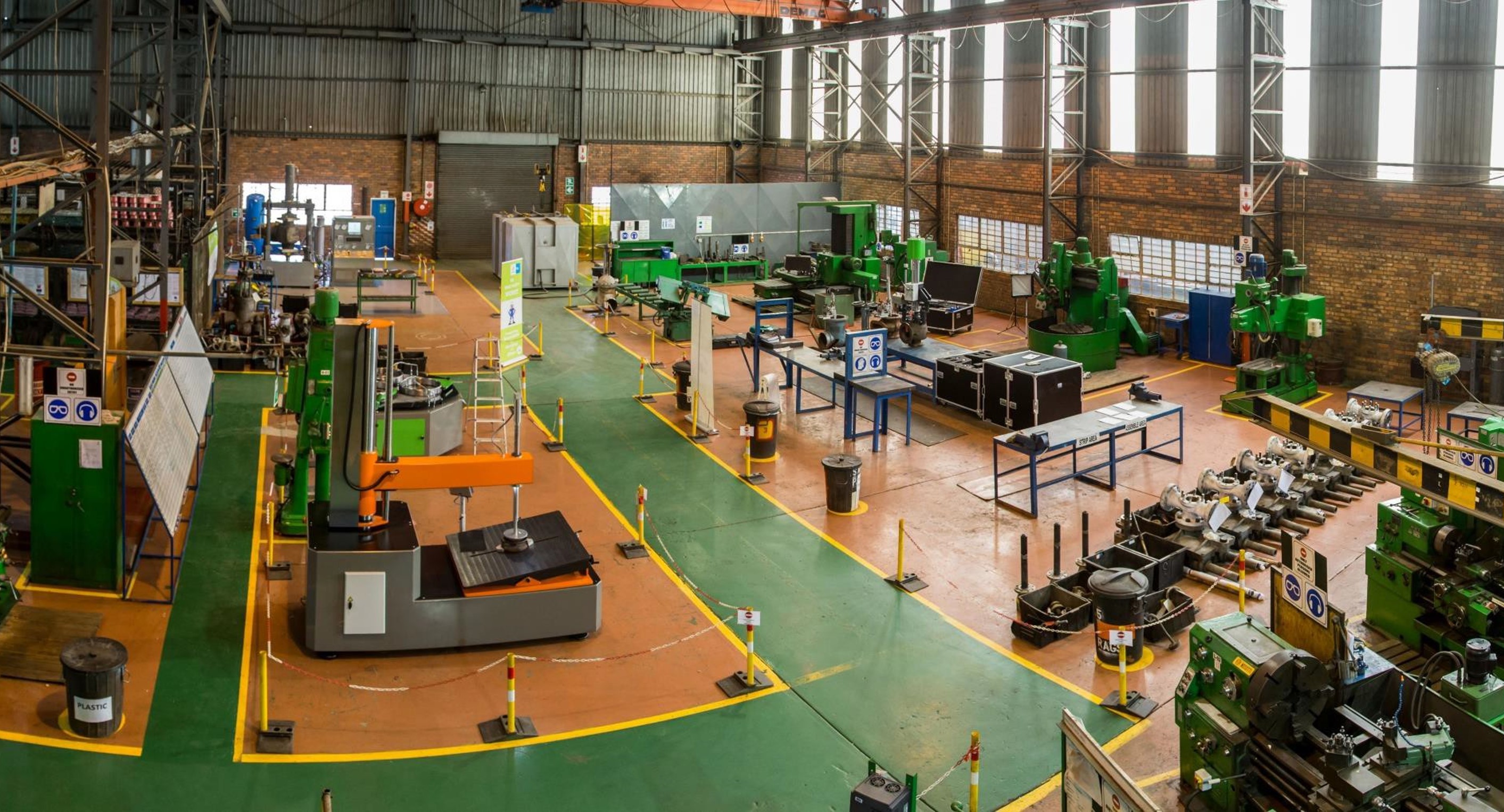 Bilfinger Intervalve Africa workshop interior