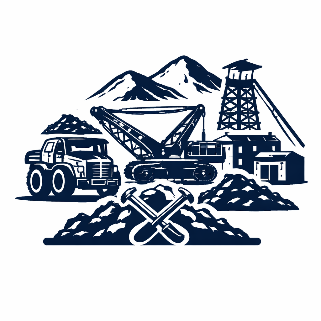 Mining industry icon